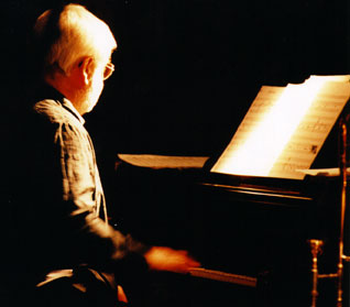 John Horler at piano